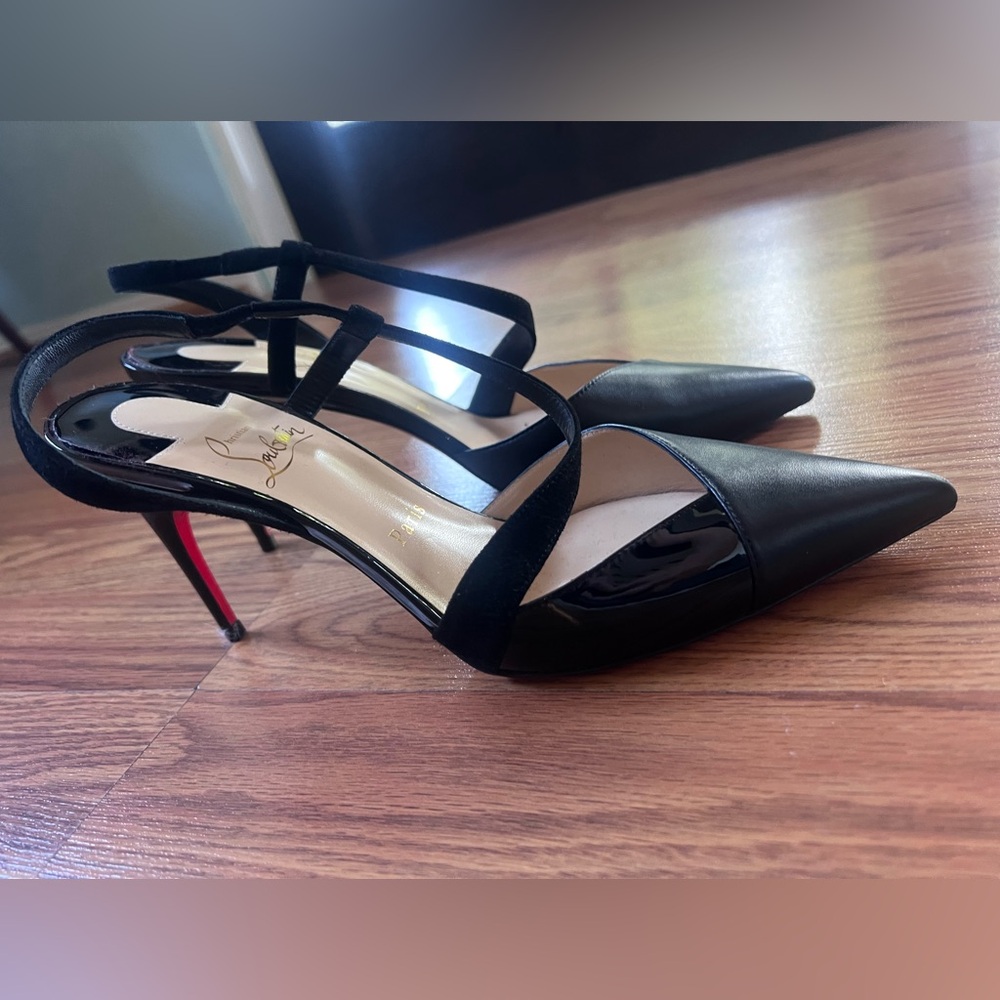 Classic! Christian Louboutin Slingback Heel Size 38.5 - Barely worn